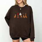 Golden Retriever Red Halloween Sweatshirt