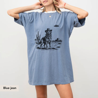 Golden Retriever UFO shirt