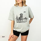 Golden Retriever UFO shirt