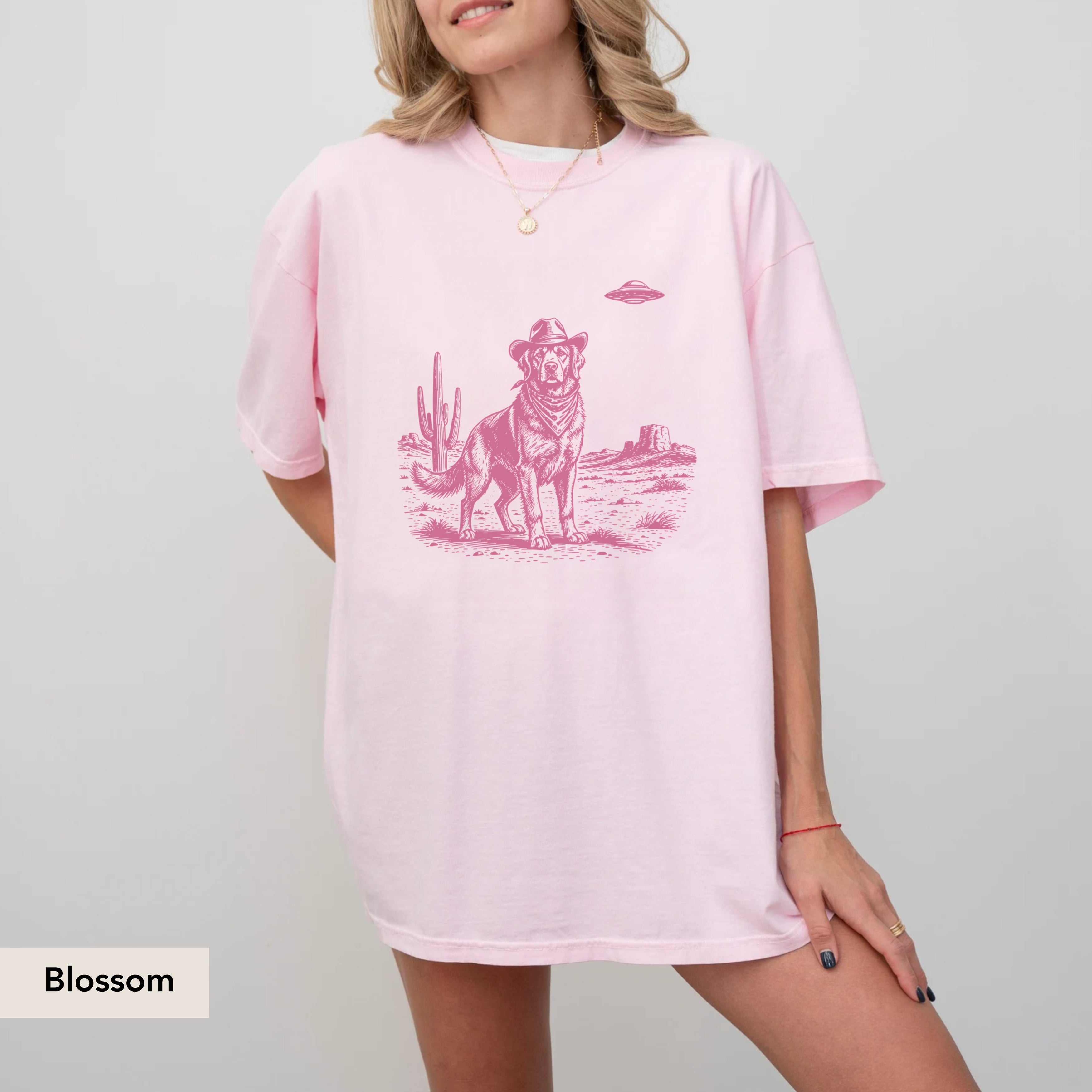 Golden Retriever UFO shirt