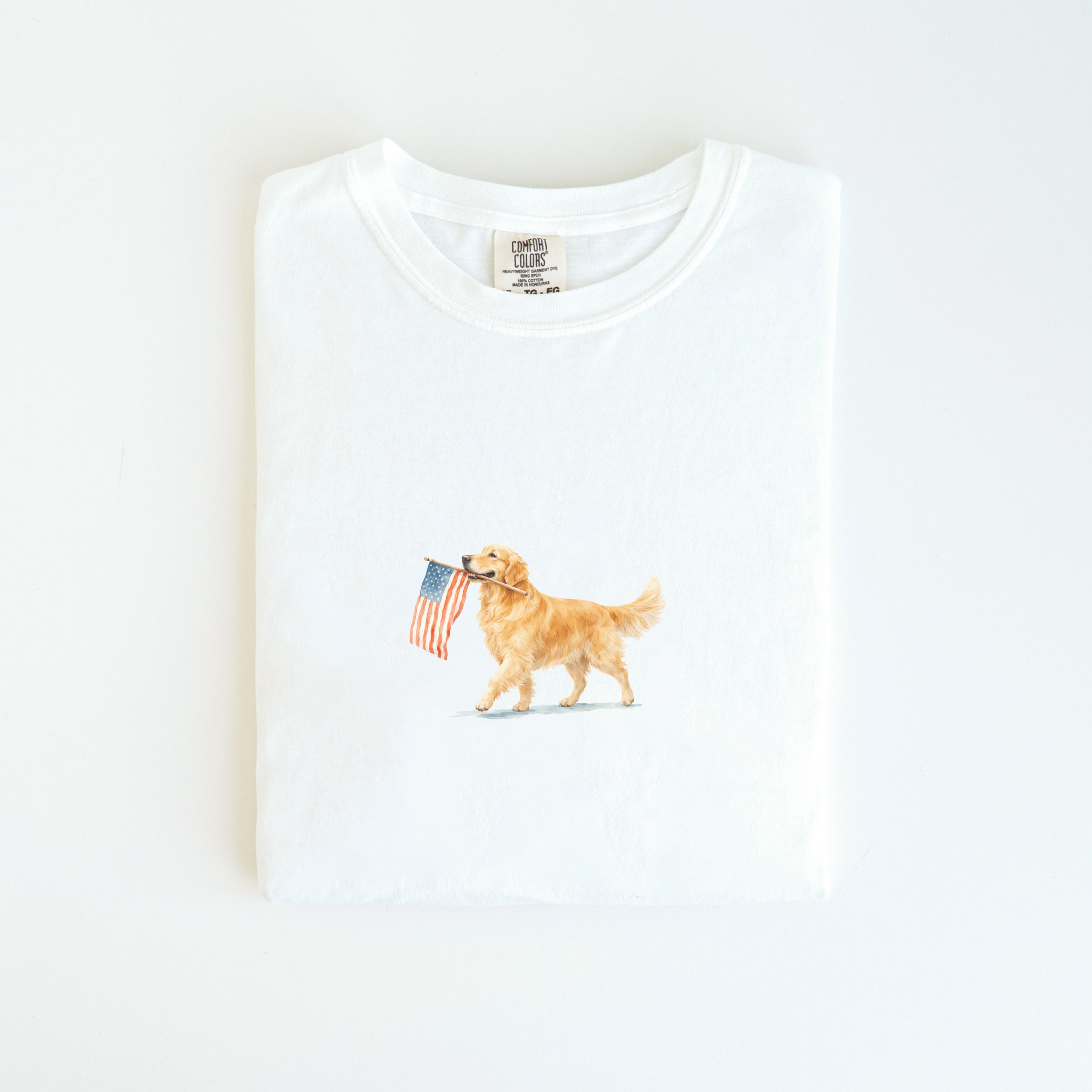 Golden Retriever USA T-shirt