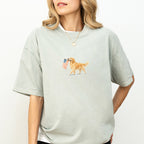 Golden Retriever USA T-shirt