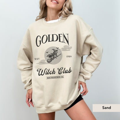 Golden Retriever Witch Club Sweatshirt