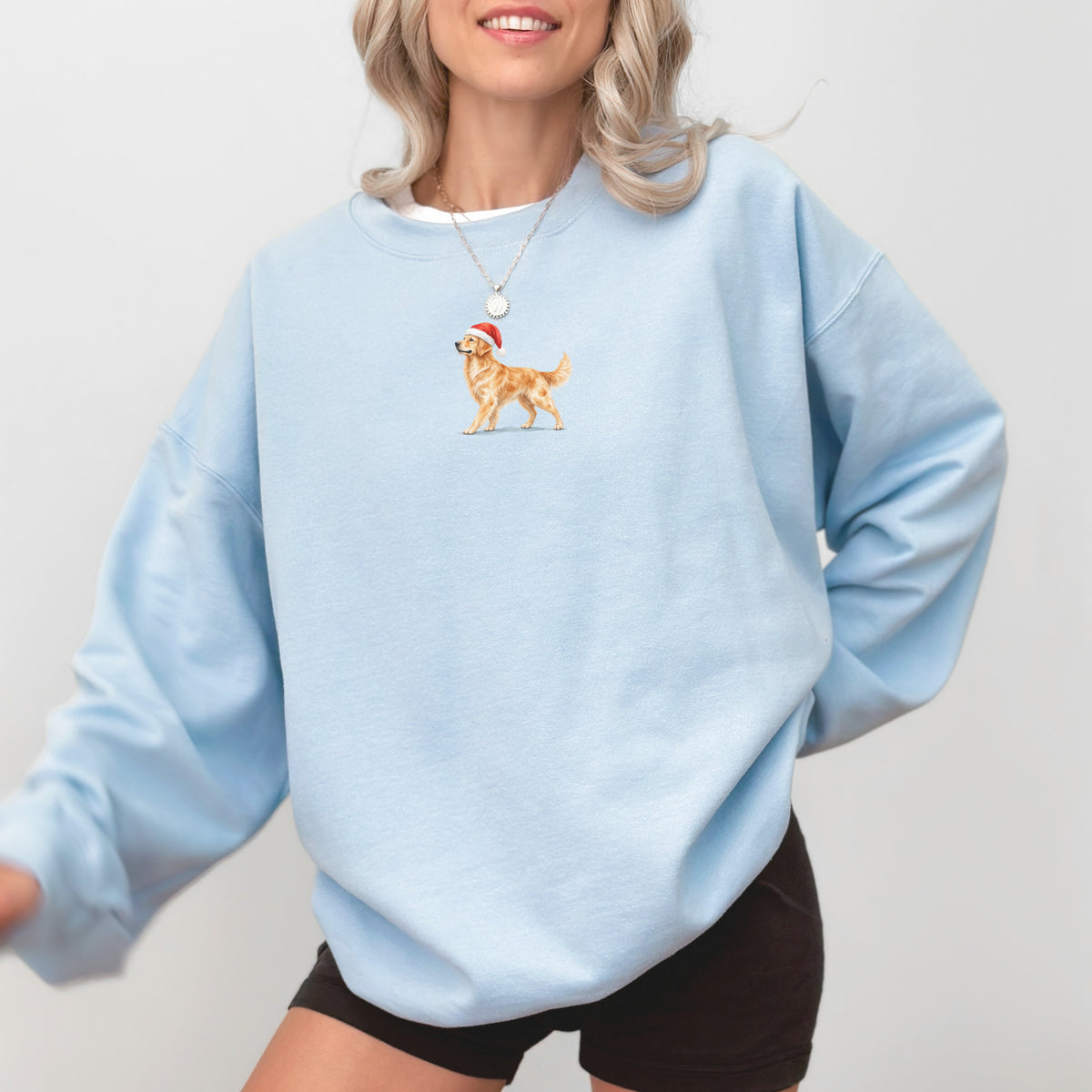 Golden retriever golden Christmas Sweatshirt