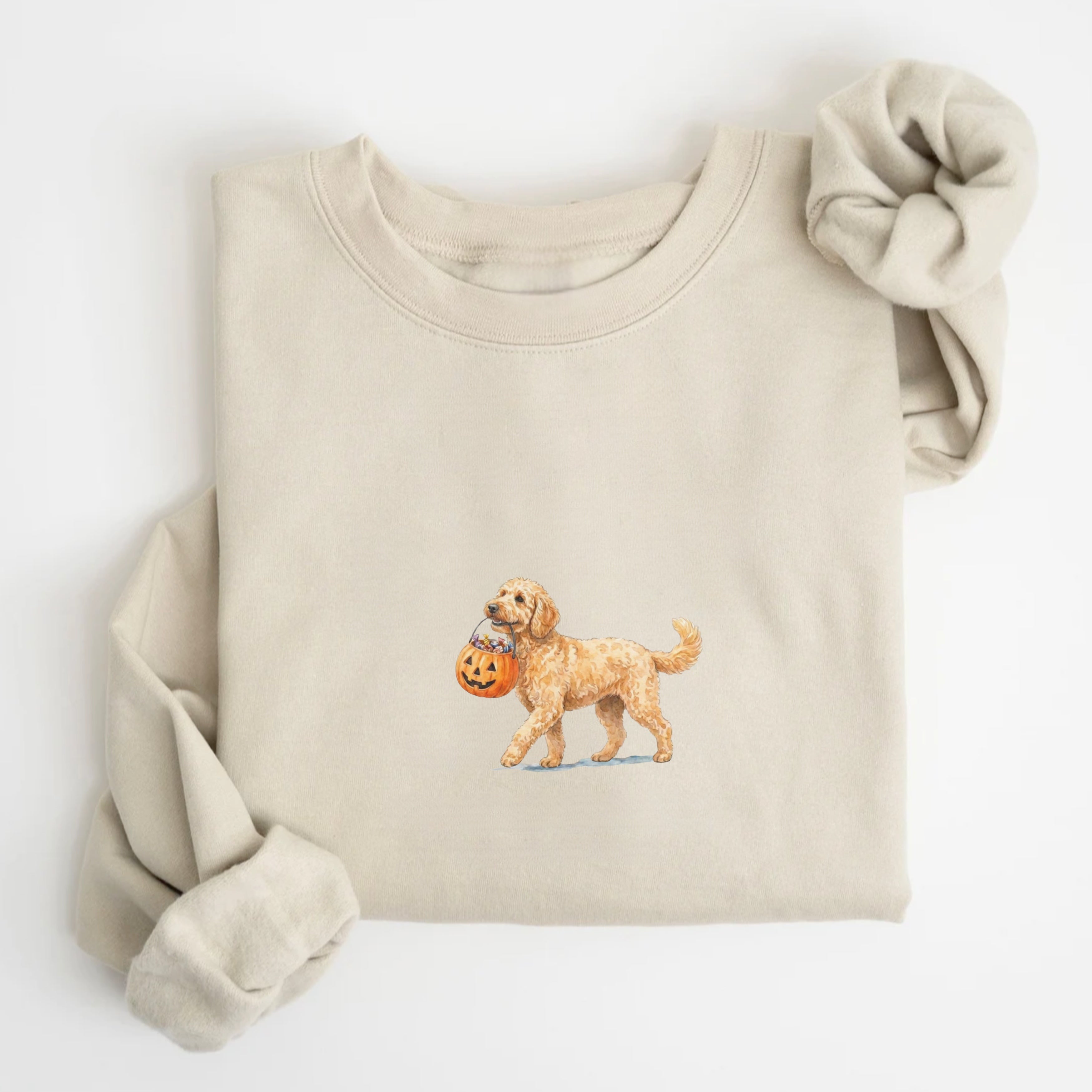 Goldendoodle Apricot Halloween Sweatshirt