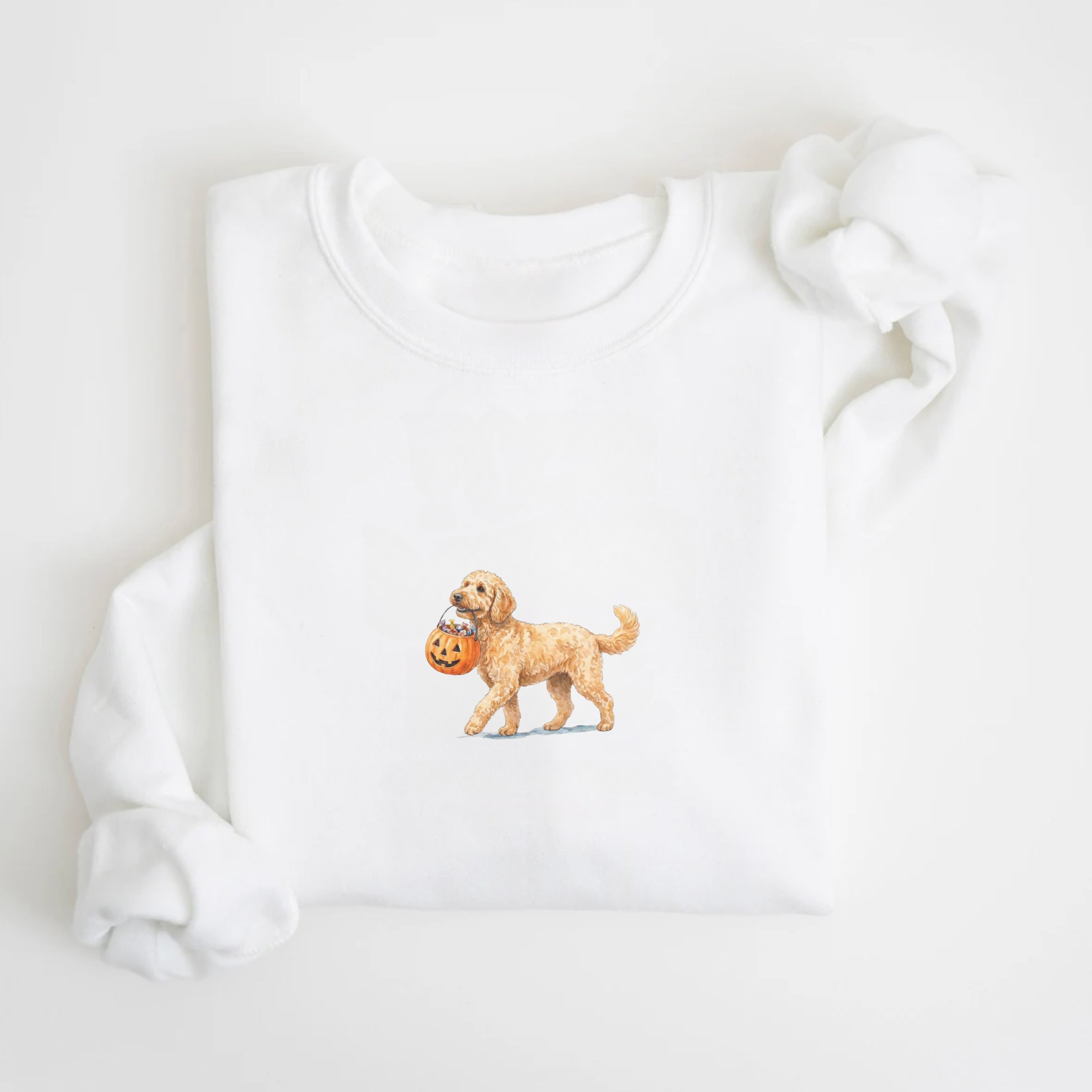 Goldendoodle Apricot Halloween Sweatshirt