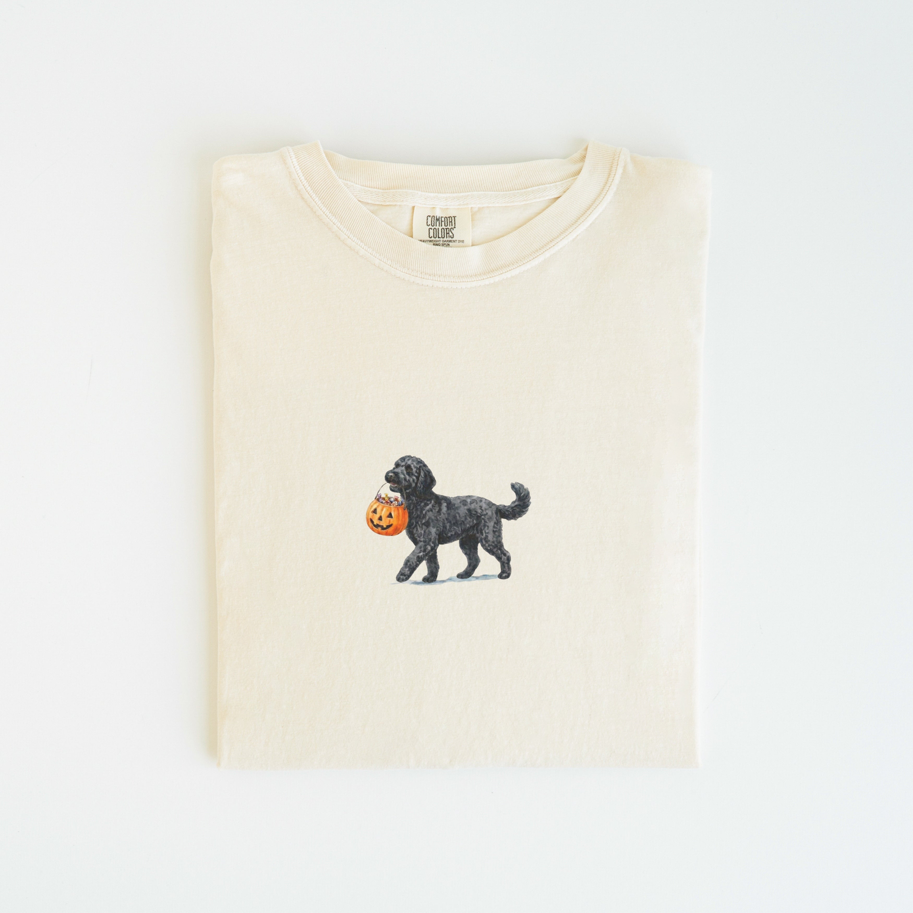 Goldendoodle Black Halloween T-shirt