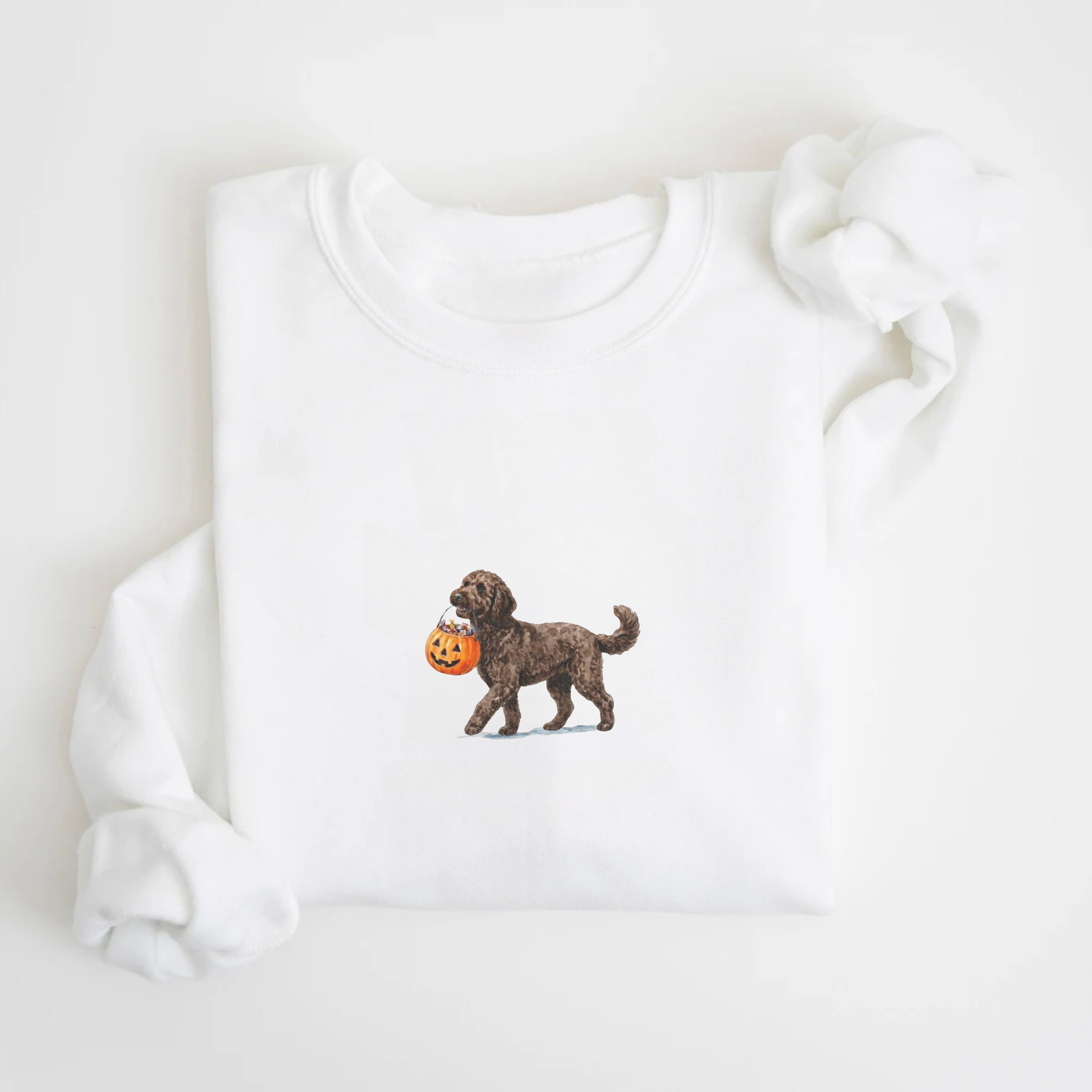 Goldendoodle Chocolate Halloween Sweatshirt