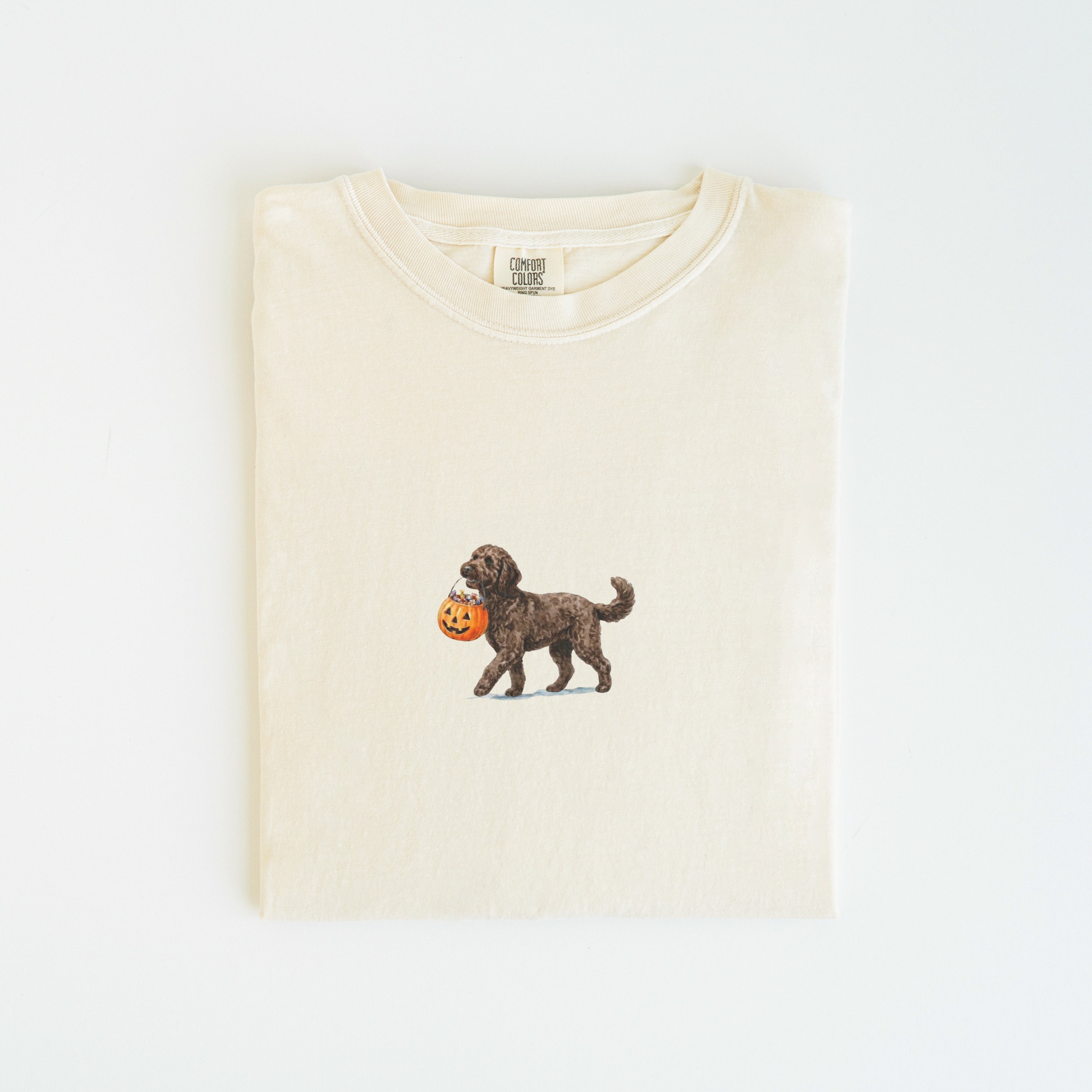 Goldendoodle Chocolate Halloween T-shirt