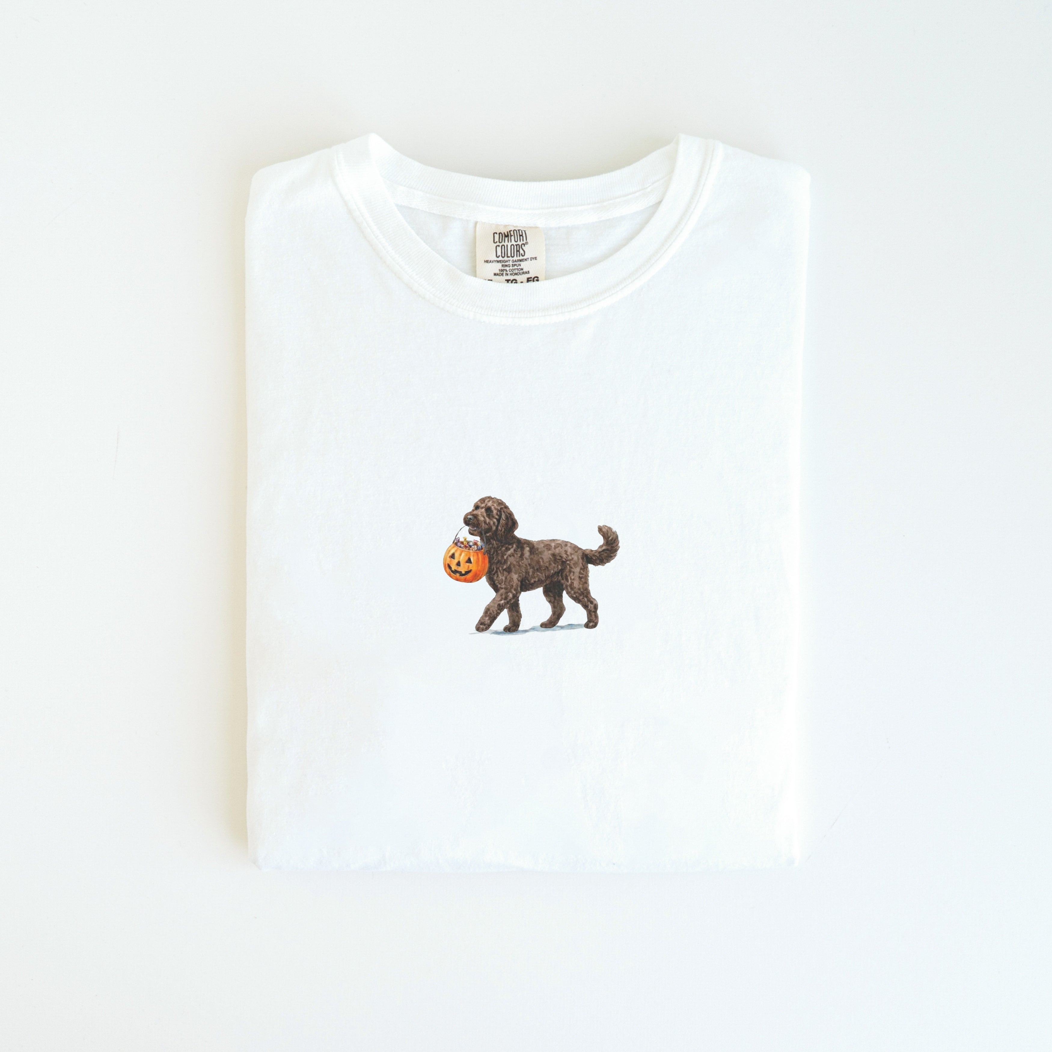 Goldendoodle Chocolate Halloween T-shirt