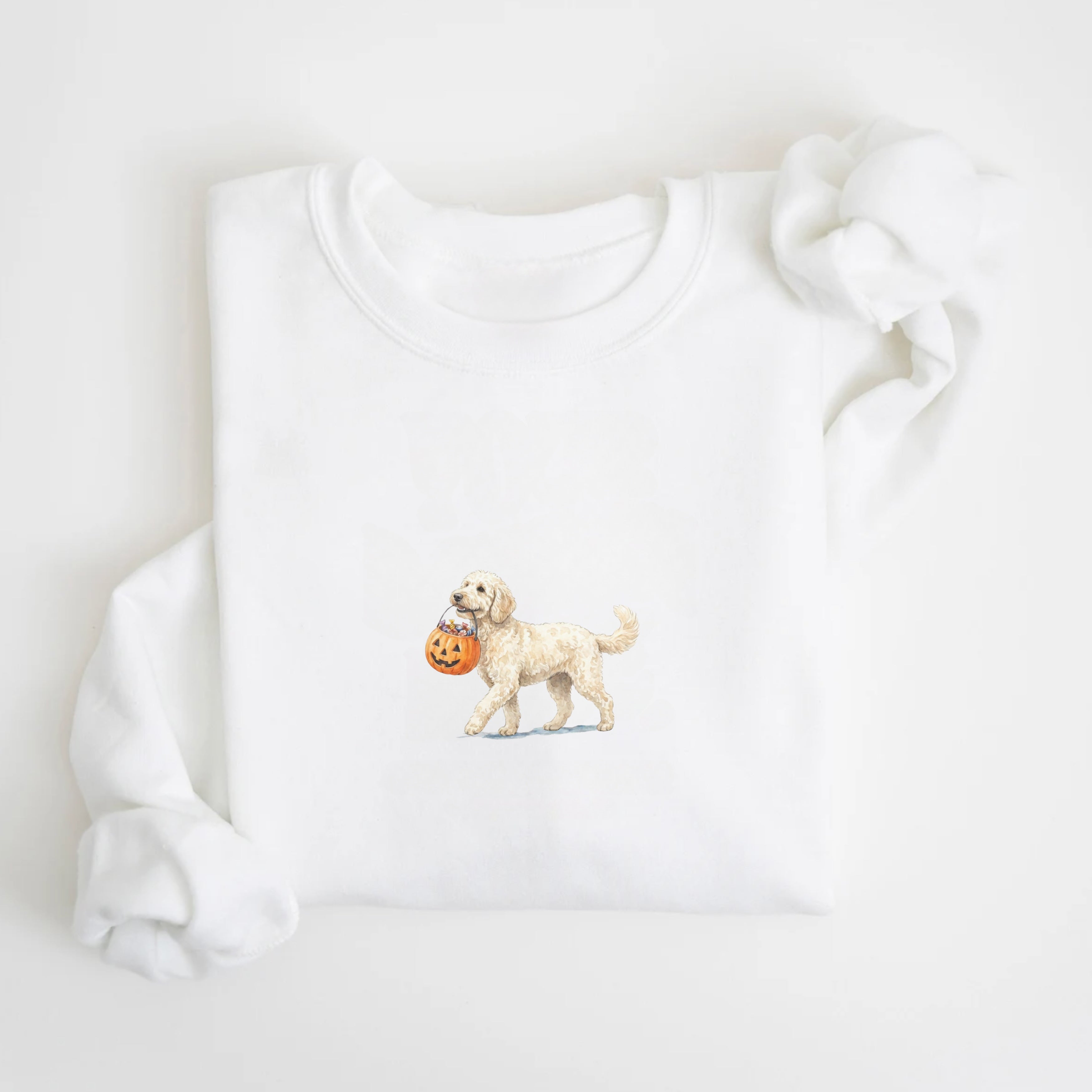 Goldendoodle Cream Halloween Sweatshirt