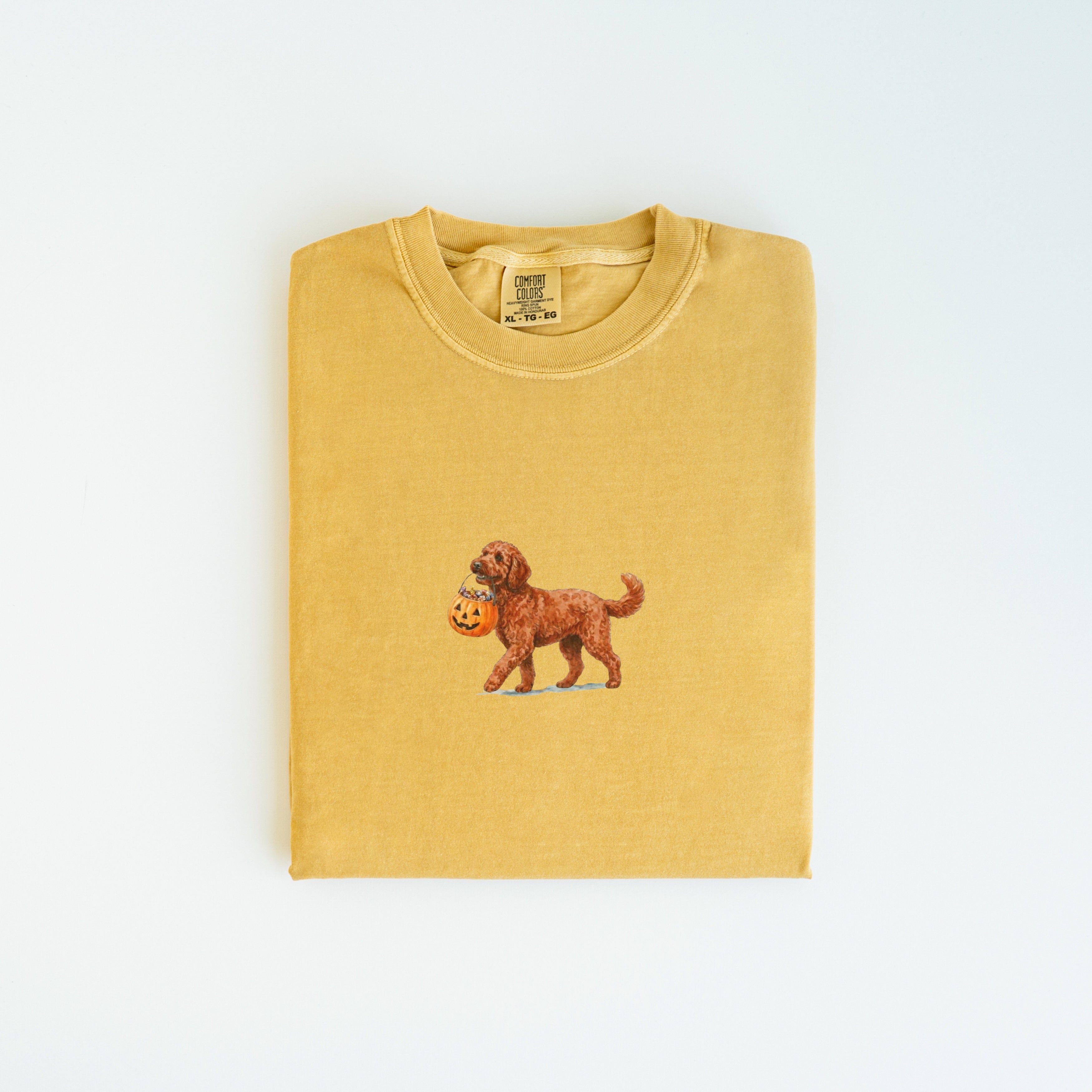 Goldendoodle Red Halloween T-shirt