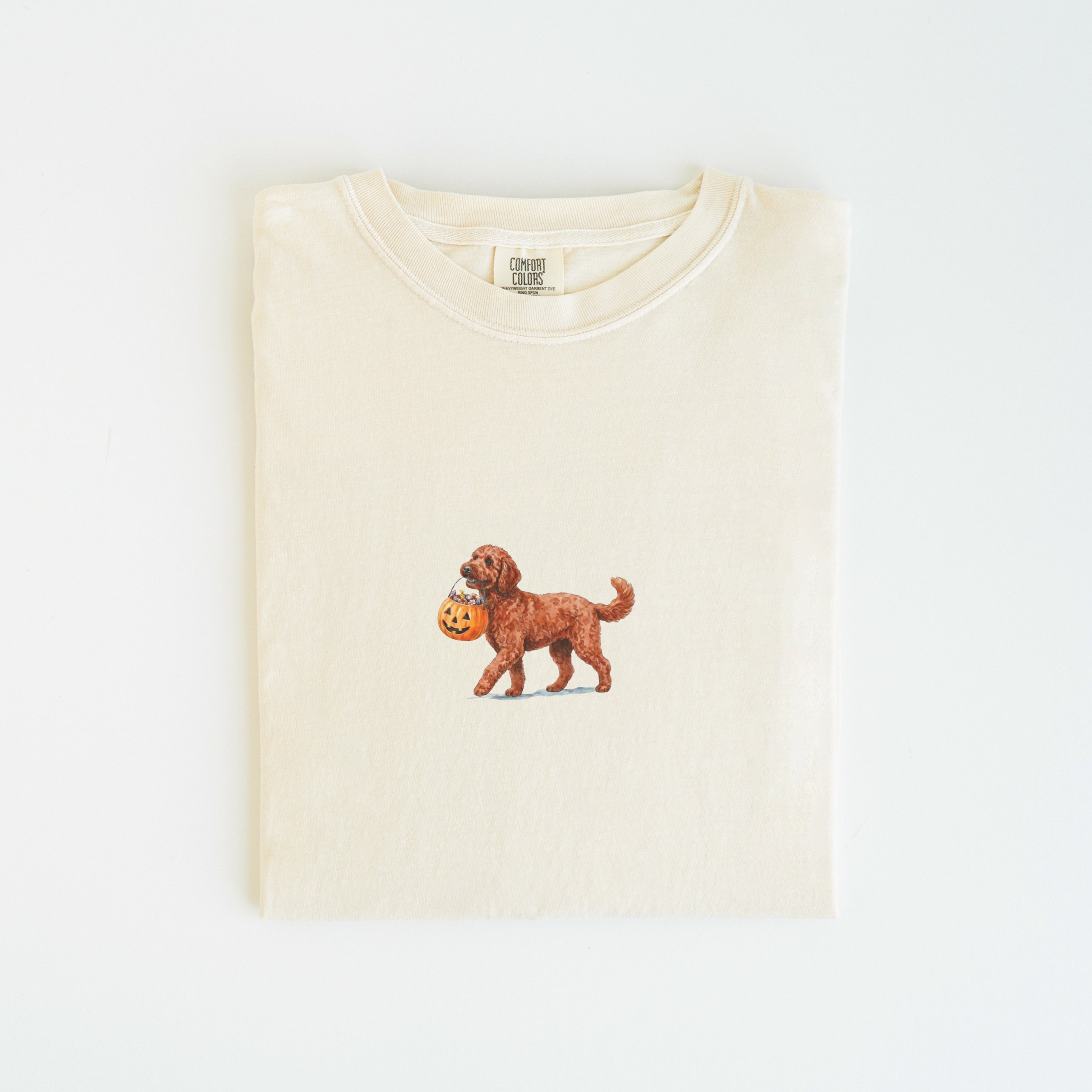 Goldendoodle Red Halloween T-shirt