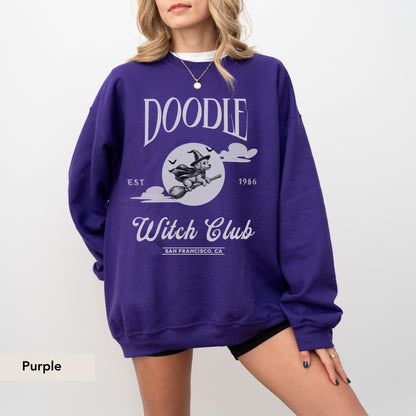 Goldendoodle Witch Club Sweatshirt