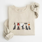 Goldendoodle black Halloween Sweatshirt