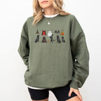 Goldendoodle black Halloween Sweatshirt