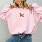 Goldendoodle red  Christmas Sweatshirt