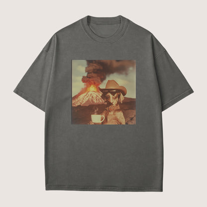 Great Dane Dog Volcano Shirt