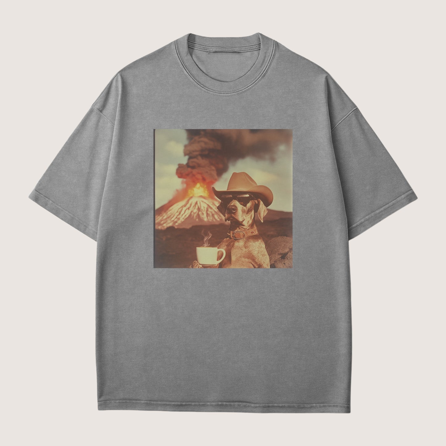 Great Dane Dog Volcano Shirt