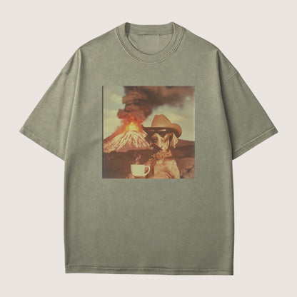 Great Dane Dog Volcano Shirt