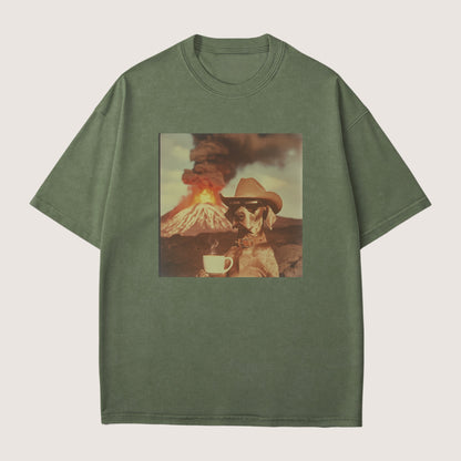 Great Dane Dog Volcano Shirt