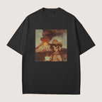 Great Dane Dog Volcano Shirt