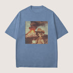 Great Dane Dog Volcano Shirt