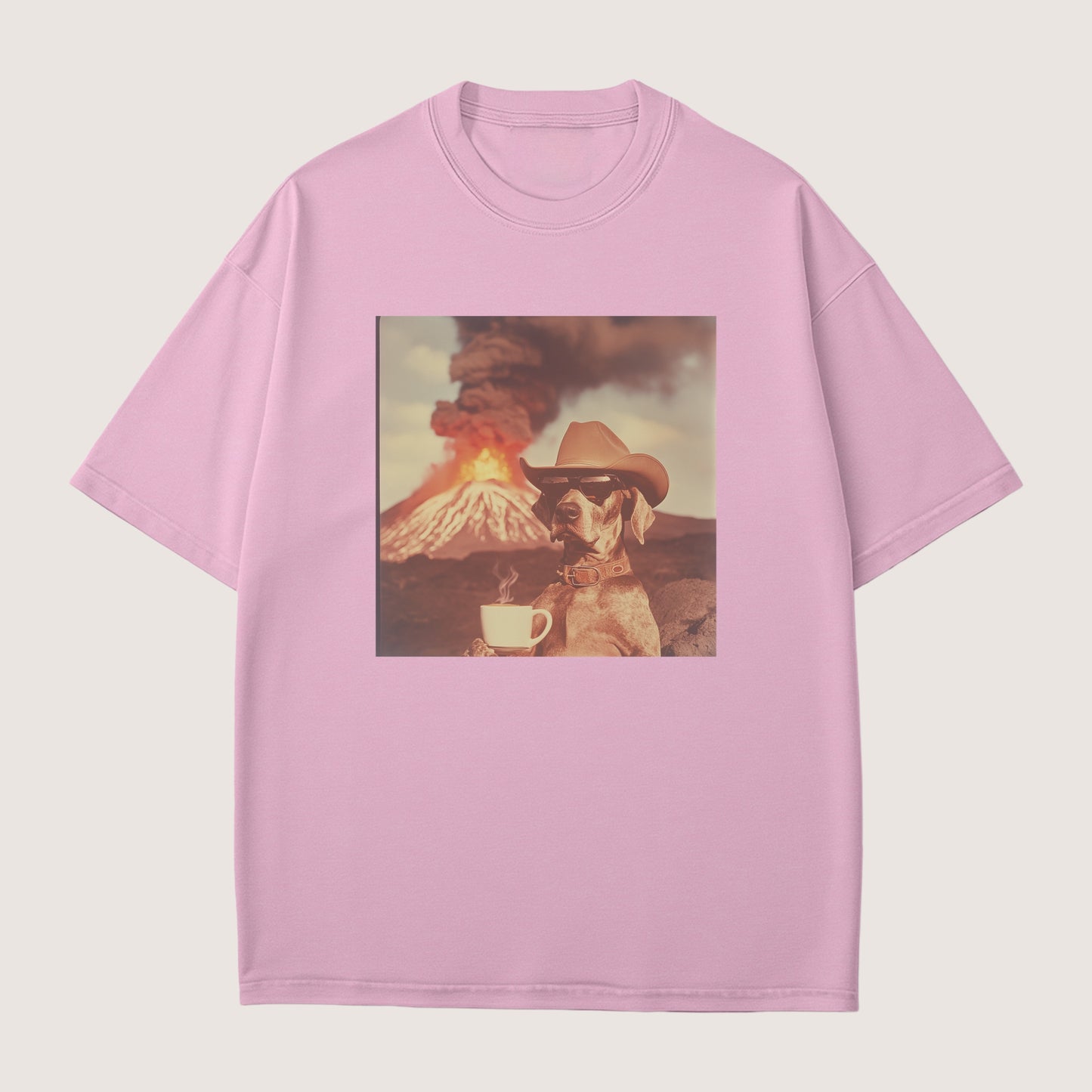 Great Dane Dog Volcano Shirt