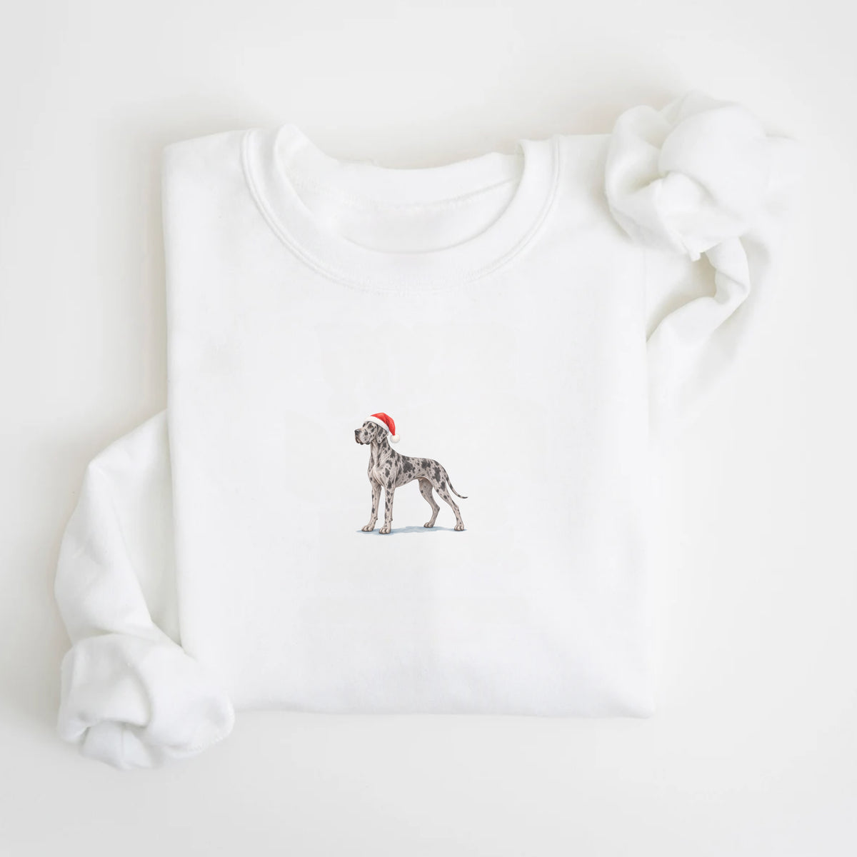Great dane merle  Christmas Sweatshirt