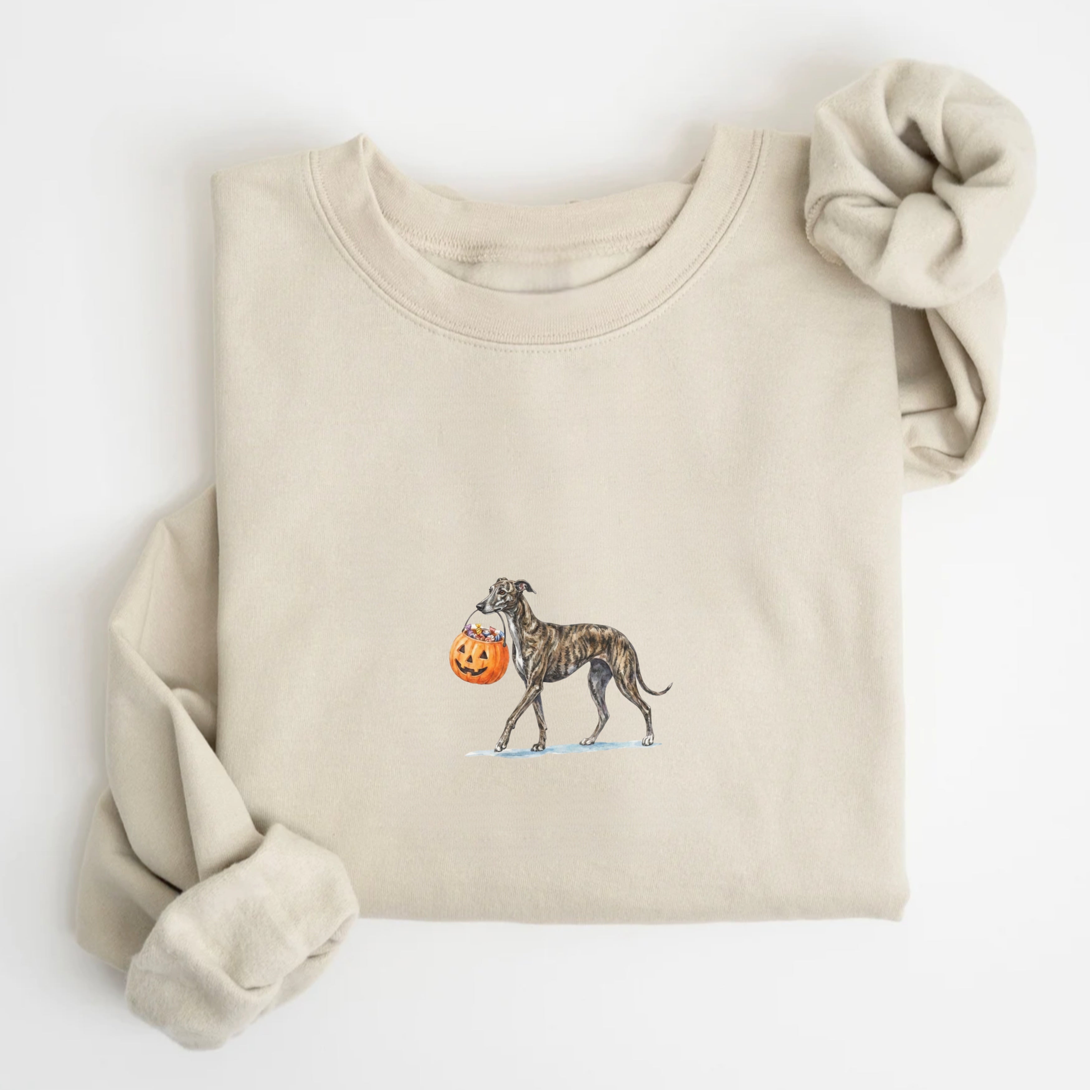 Greyhound Brindle Halloween Sweatshirt