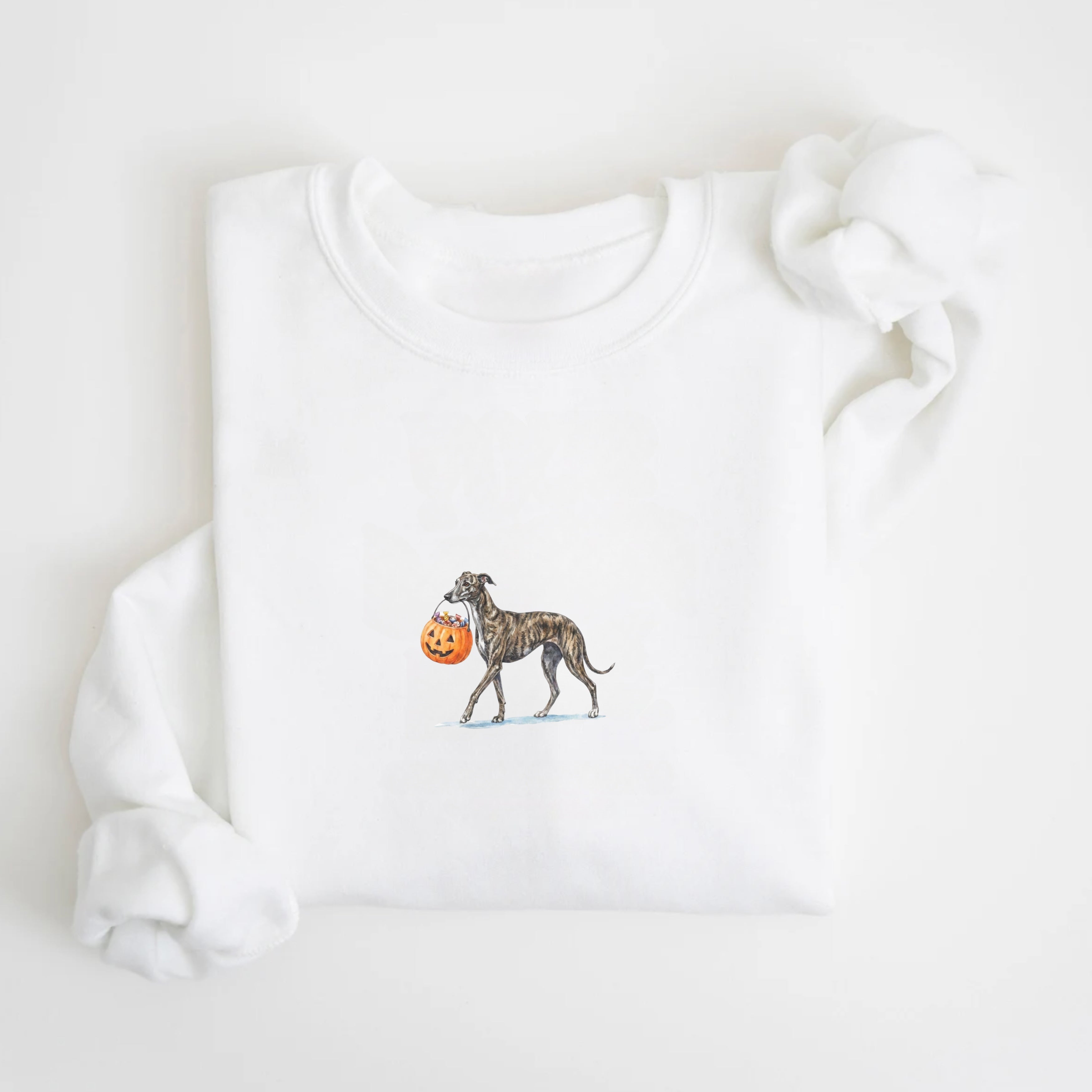 Greyhound Brindle Halloween Sweatshirt