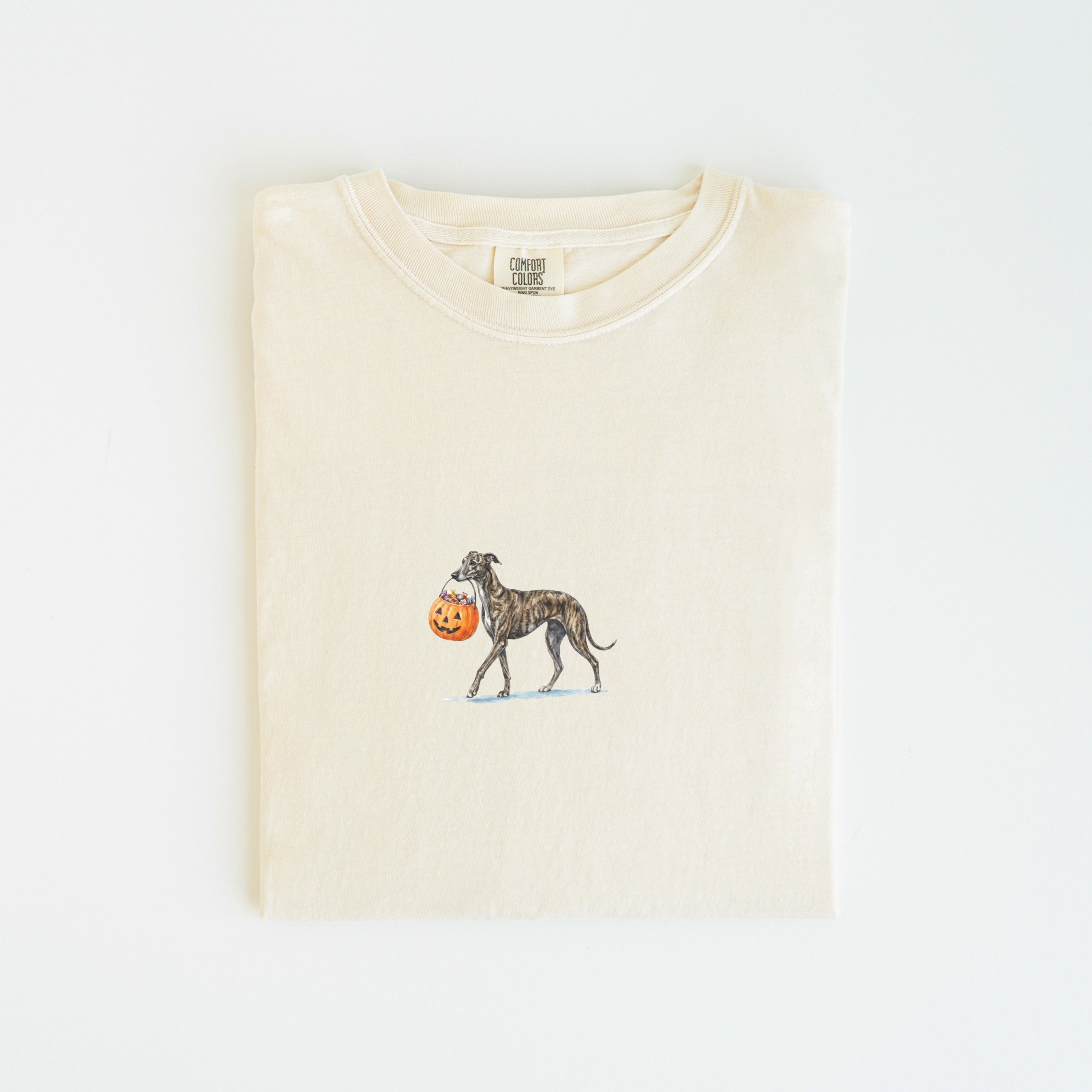 Greyhound Brindle Halloween T-shirt