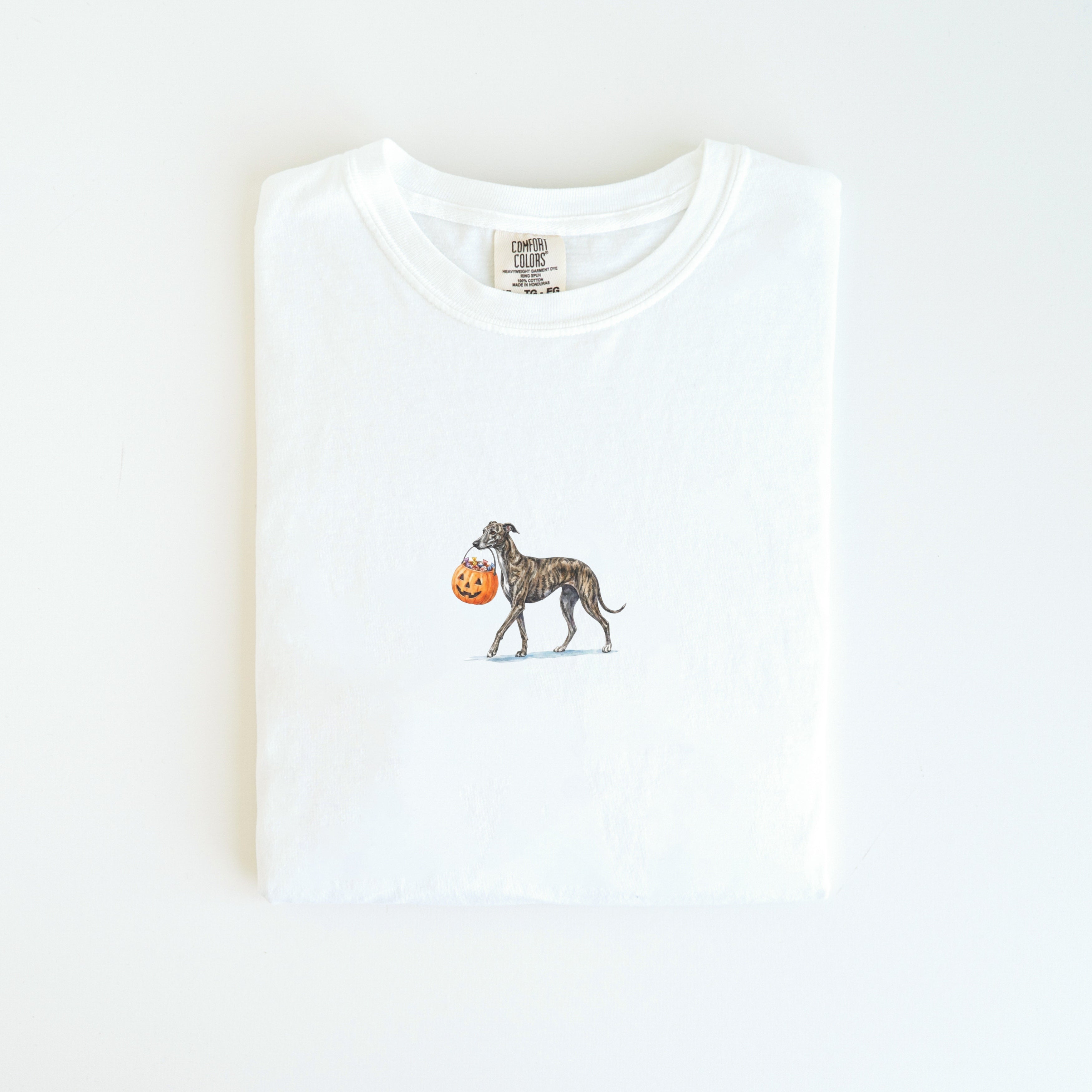 Greyhound Brindle Halloween T-shirt