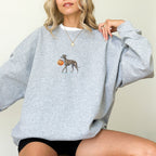 Greyhound Brindle Halloween Sweatshirt