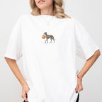 Greyhound Brindle Halloween T-shirt