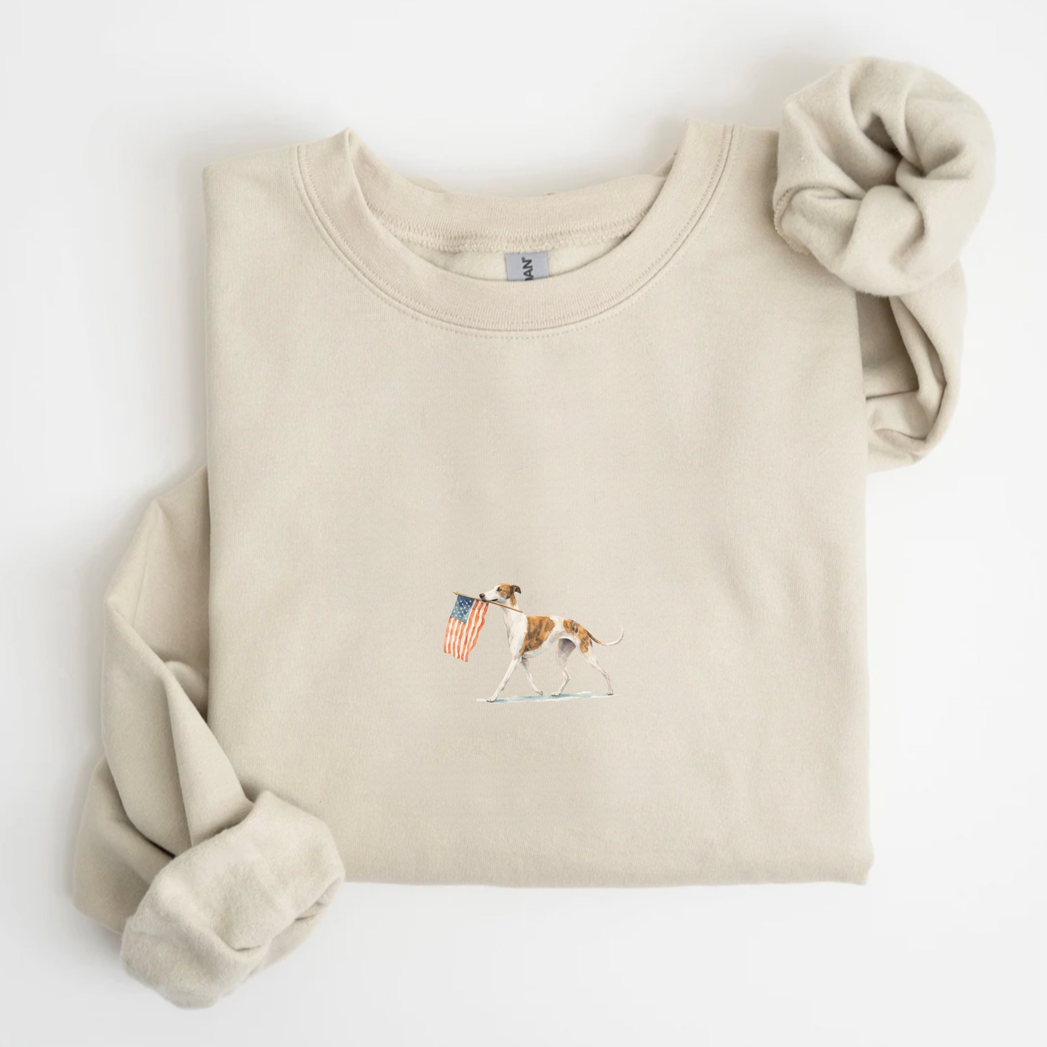 Greyhound US Flag Sweatshirt