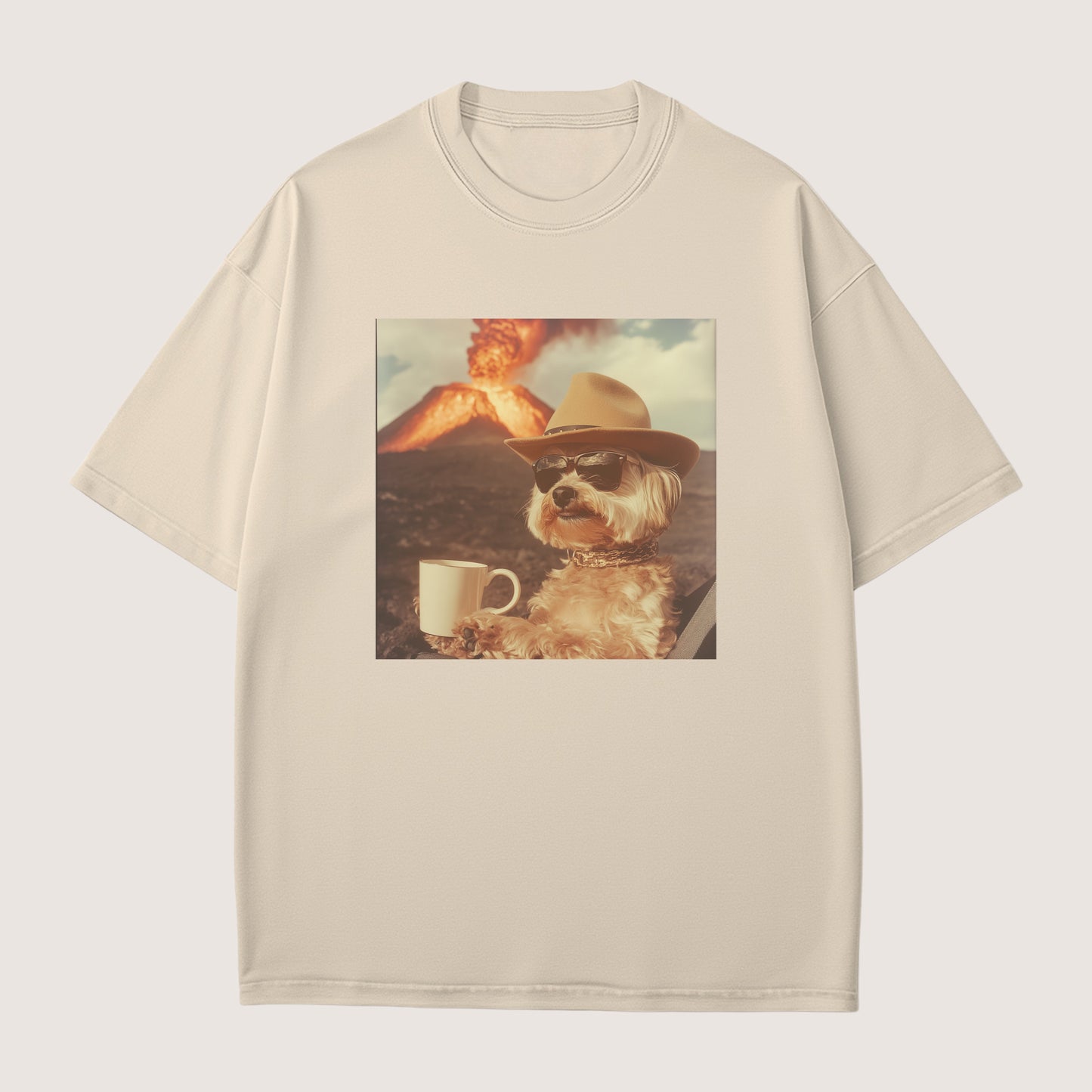 Havanese Dog Volcano Shirt