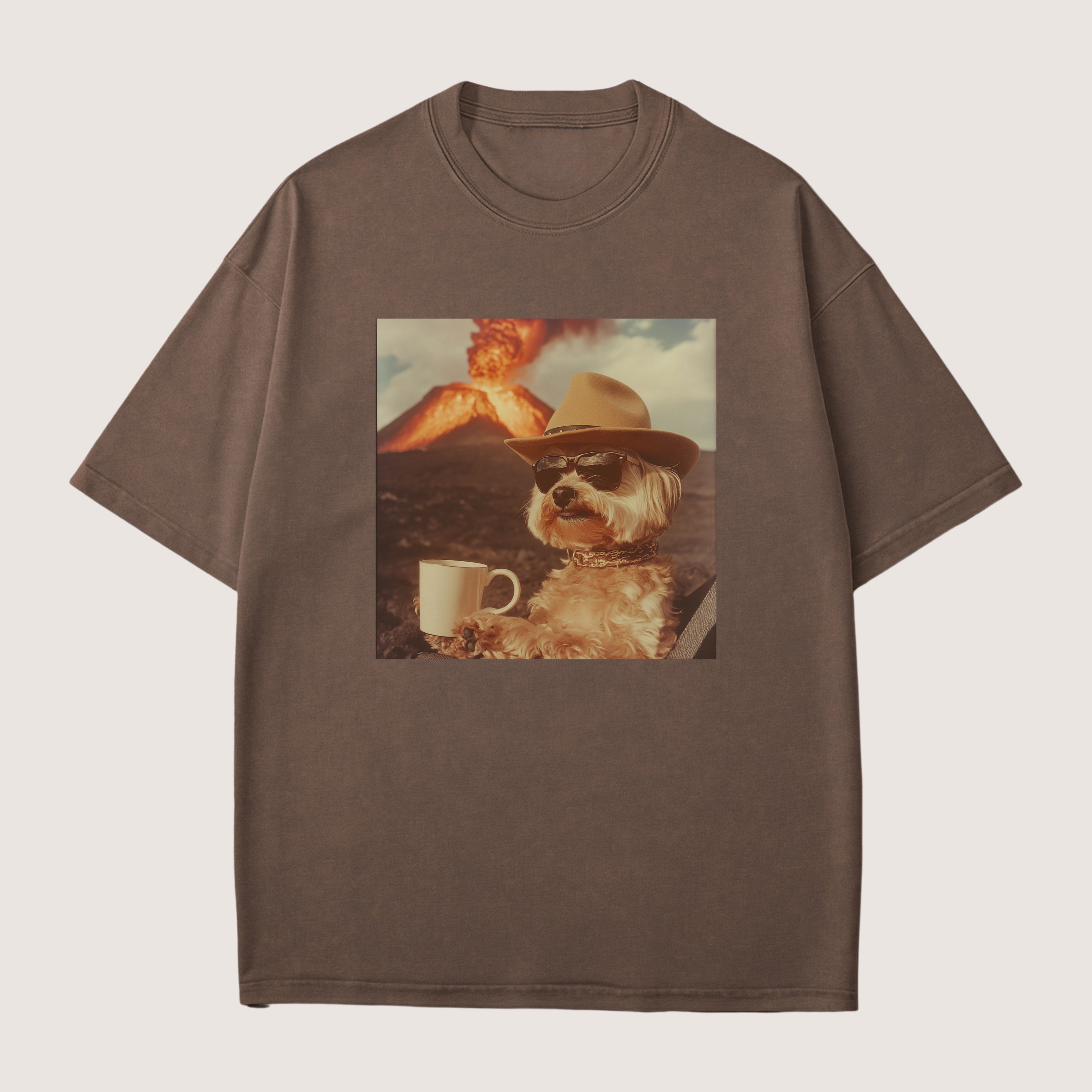 Havanese Dog Volcano Shirt