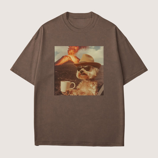 Havanese Dog Volcano Shirt