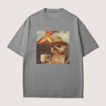 Havanese Dog Volcano Shirt