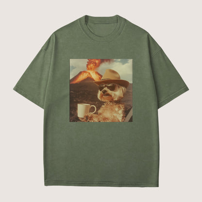 Havanese Dog Volcano Shirt