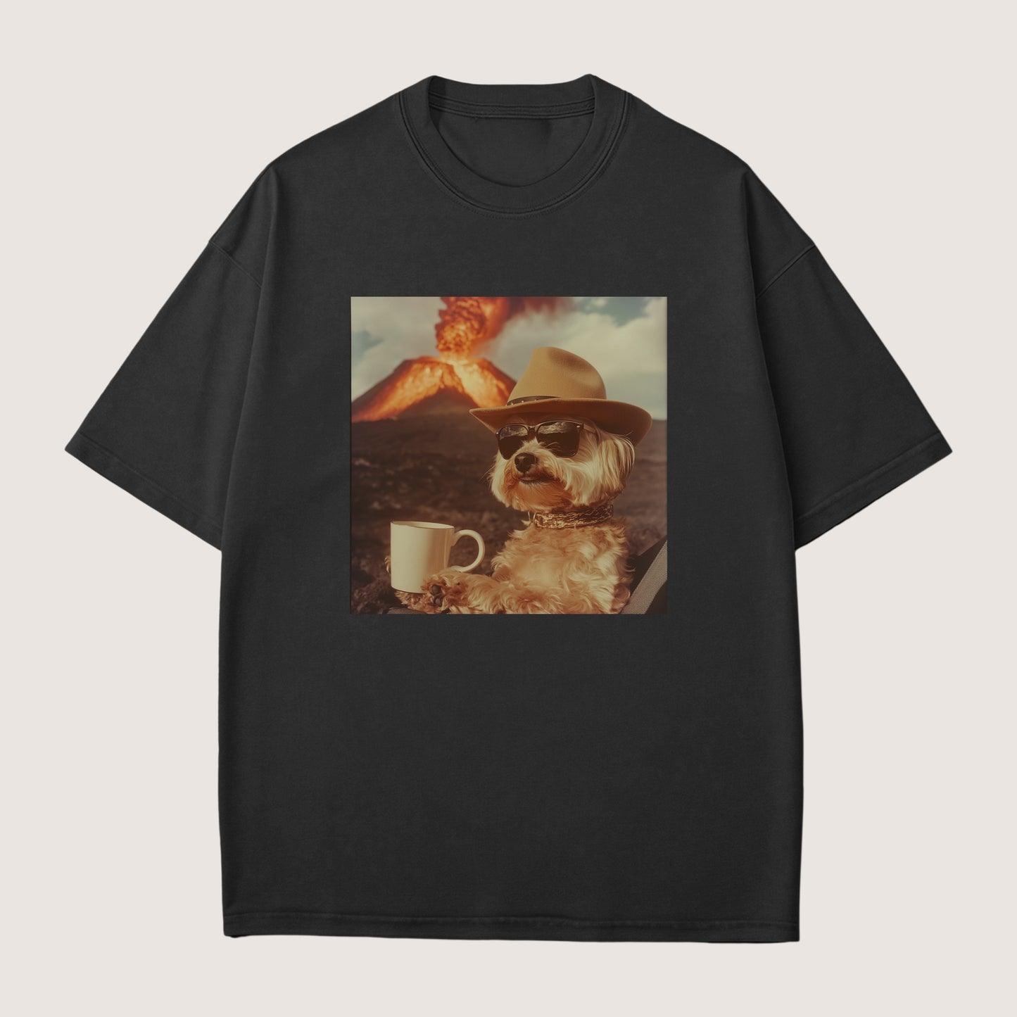 Havanese Dog Volcano Shirt