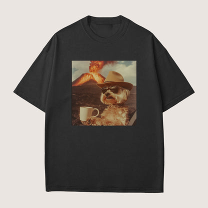 Havanese Dog Volcano Shirt
