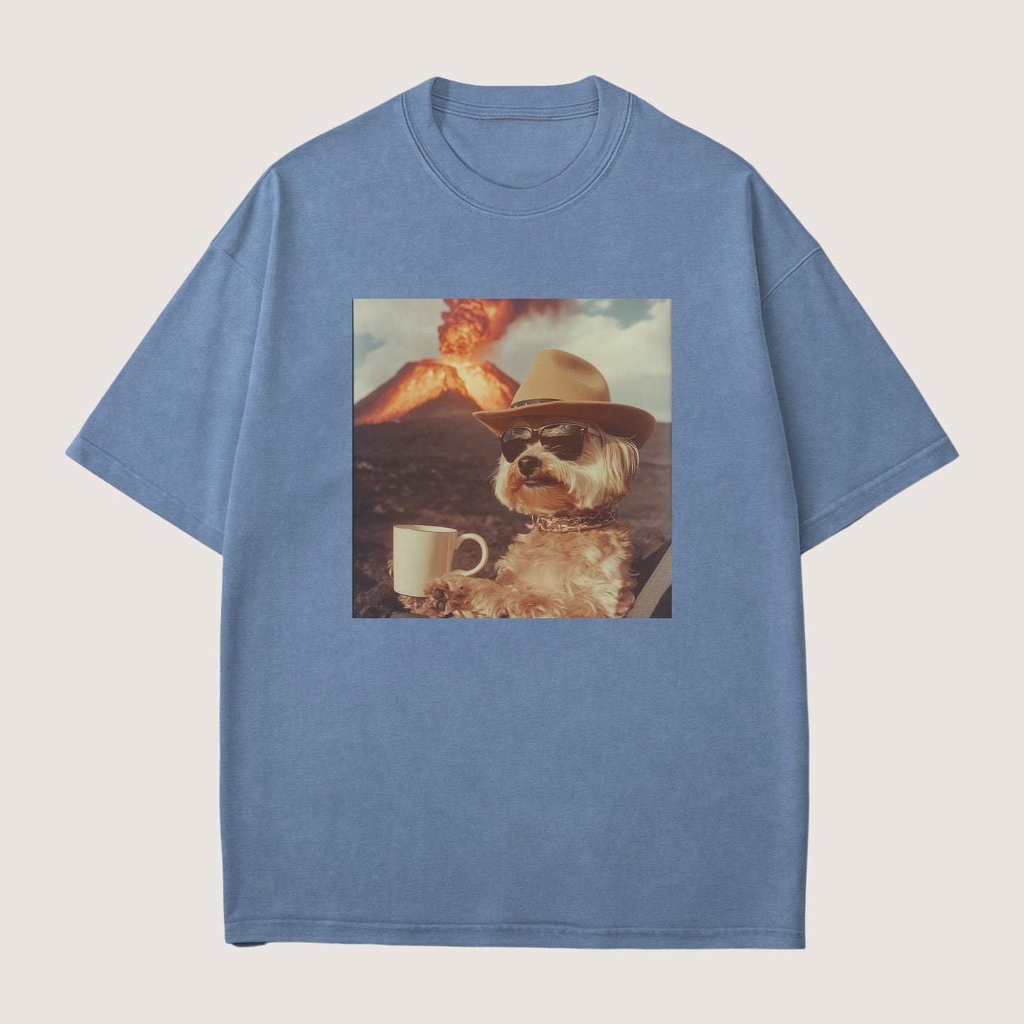 Havanese Dog Volcano Shirt