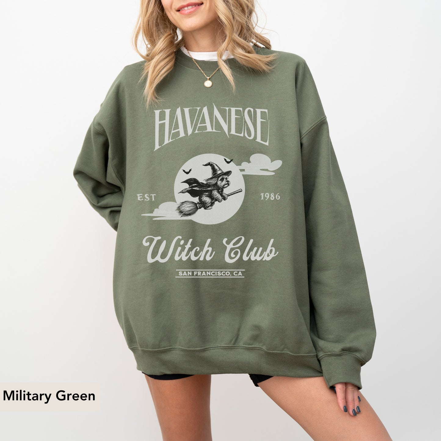 Havanese Witch Club Sweatshirt