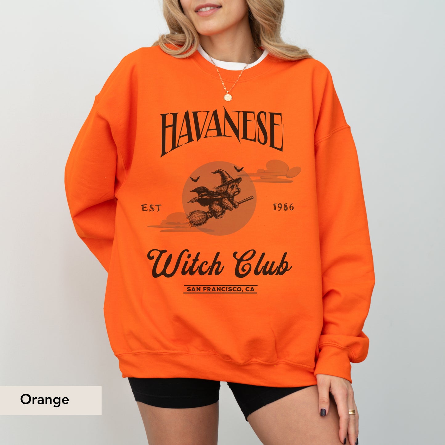Havanese Witch Club Sweatshirt