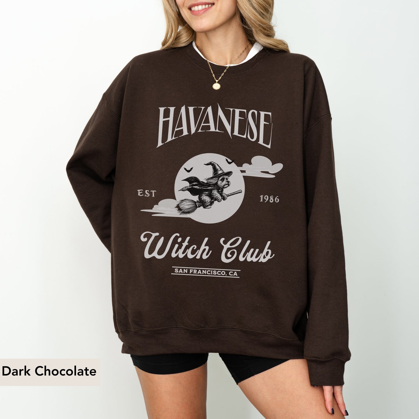 Havanese Witch Club Sweatshirt