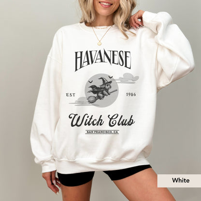 Havanese Witch Club Sweatshirt