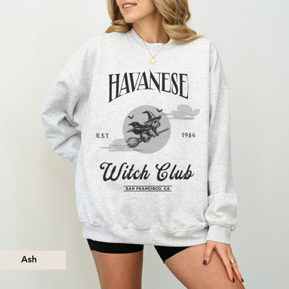 Havanese Witch Club Sweatshirt