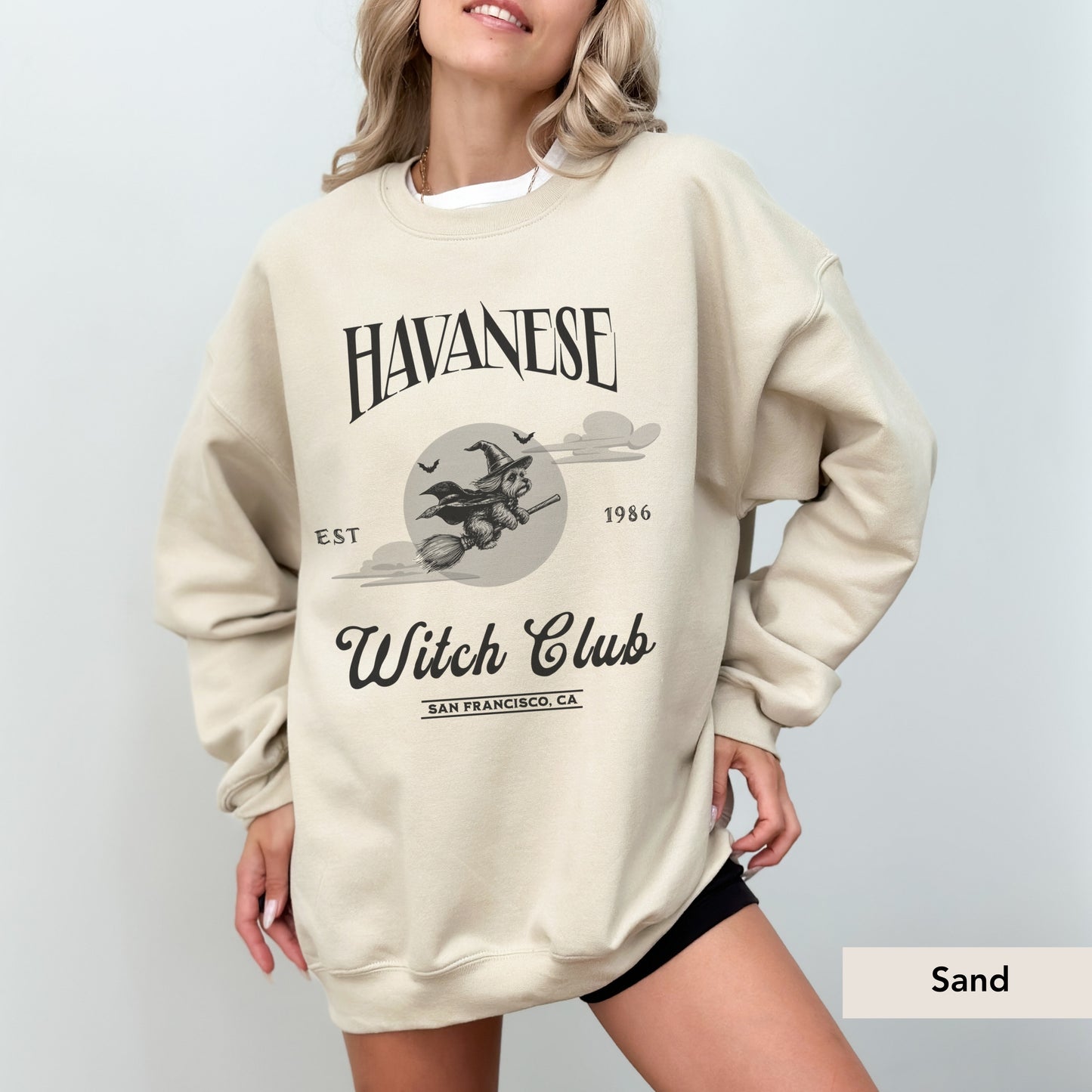 Havanese Witch Club Sweatshirt